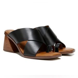 Franco Sarto Safia Block Heel Sandal Brown Size 7